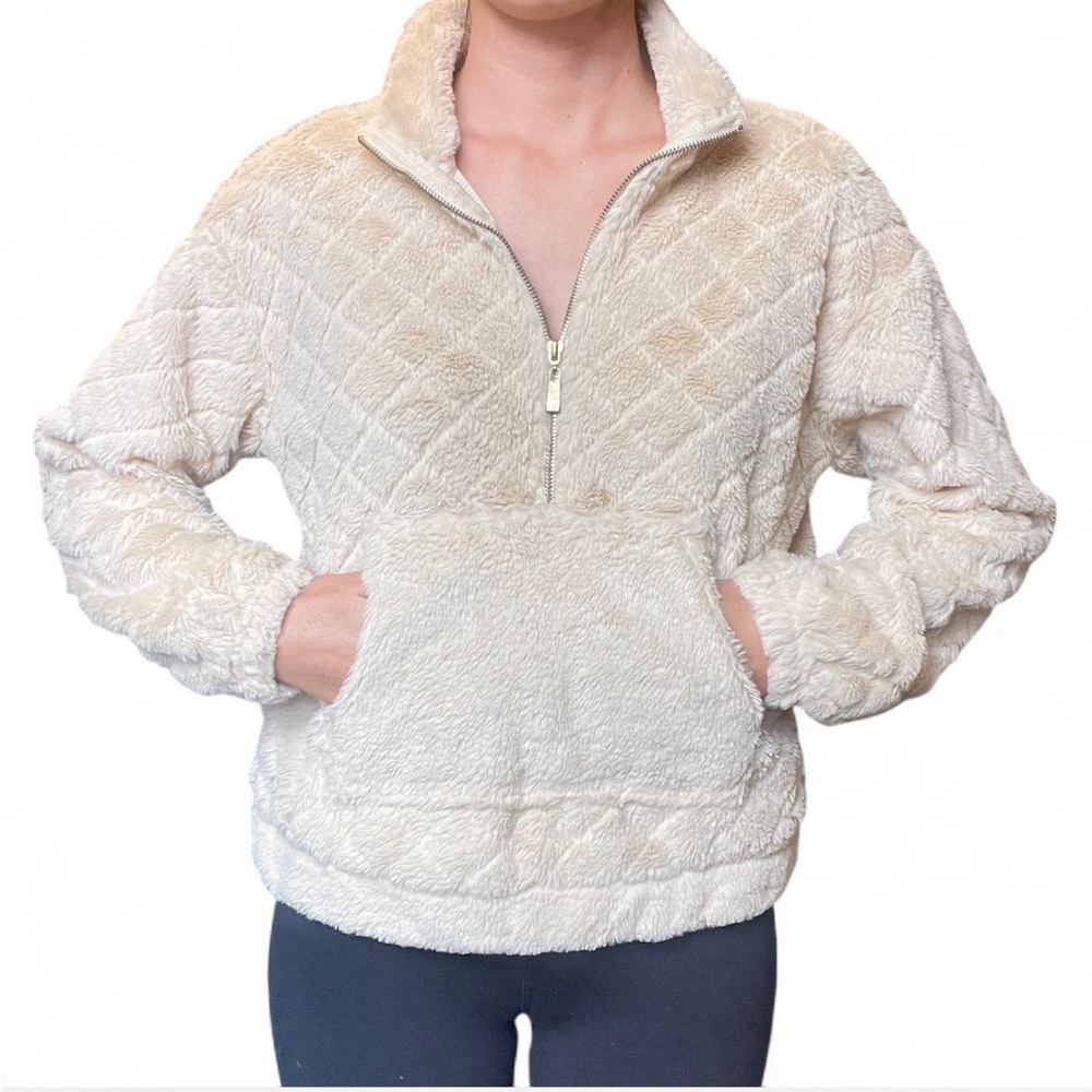 Cozy Cream Quilted Women's Jacket